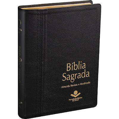 Bíblia Sagrada - Letra ExtraGigante em couro legítimo e acabamento clássico e elegante.