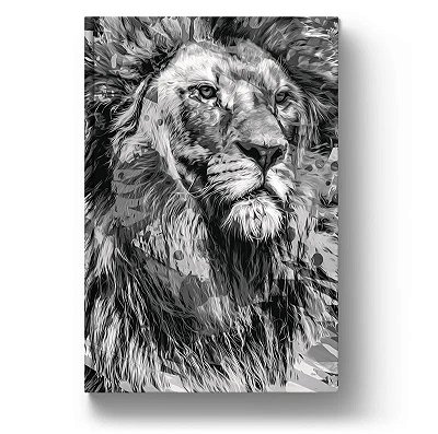 Bíblia Sagrada - NTLH - YouVersion - Leão Aquarela Preto e Branco - Letra Normal