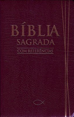 Bíblia Sagrada com Referências - Vinho - EDIÇÃO ESPECIAL