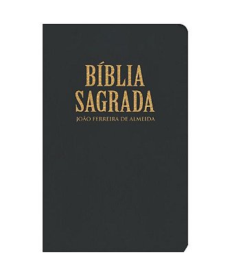 Bíblia Sagrada João Ferreira de Almeida -  Revista e Corrigida - Letra Extragigante (Preta)