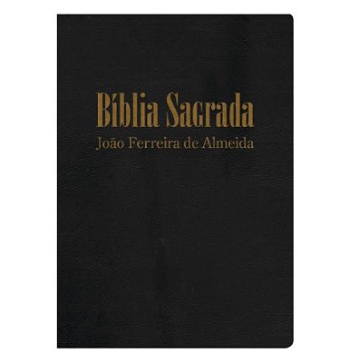 Bíblia Sagrada RC Gigante com Mapas - Capa Luxo Preta -  Revista e Corrigida - Preta