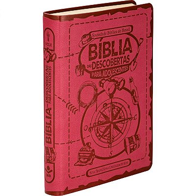 Bíblia Das Descobertas Para Adolescentes - NTLH - Rosa