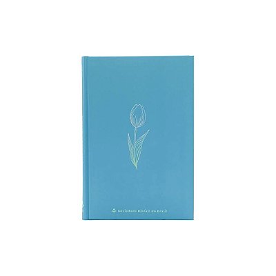 Bíblia Sagrada - NAA - Light Blue - Capa Dura - Flower