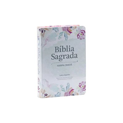 Bíblia Sagrada - ARC -  Letra Gigante com Harpa Cristã - Aquarela