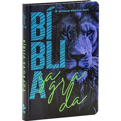 Bíblia Sagrada NTLH - Leão azul