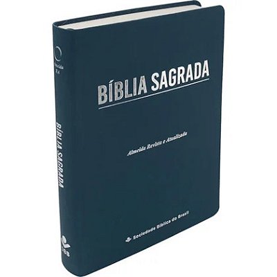 Bíblia Sagrada - ARA - Linha Ouro - Letra Gigante - Azul