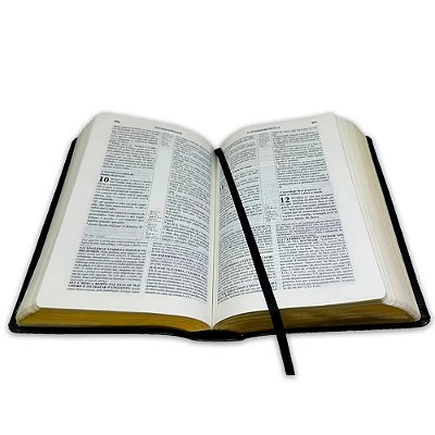 Bíblia de Estudo Pentecostal Preta - Luxo - Média