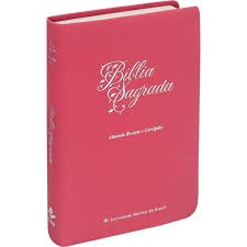Bíblia Sagrada ARC Letra Gigante capa Pink