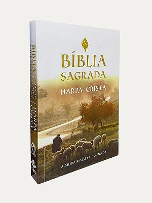 Bíblia Sagrada RC, com Harpa - Rebanho Bege