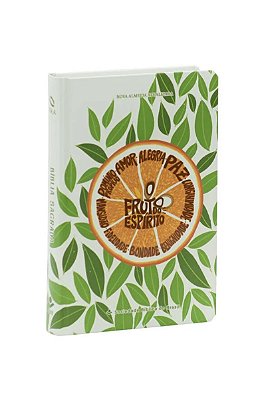 Bíblia Fruto do Espírito NAA - Letra Regular - Capa Dura Laranja