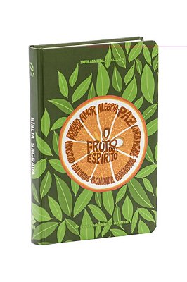 Bíblia Fruto do Espírito NAA - Letra Regular - Capa Dura Verde