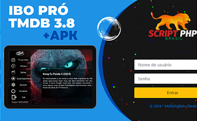 Script IBO PRÓ TMDB 3.8 panel +apk