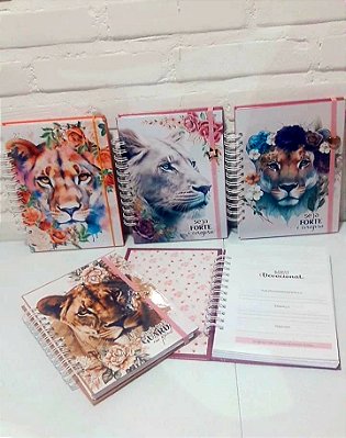 Caderno Devocional - Leoa Floral
