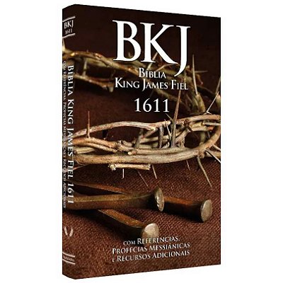 Bíblia King James Fiel 1611 Ultrafina Lettering Bible