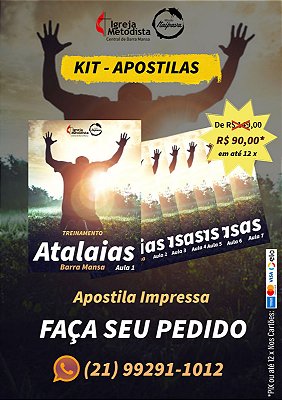 Kit Apostilas Atalaias - Impressa