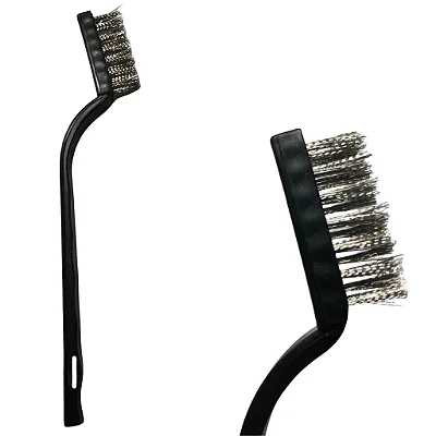 Escova cerdas nylon para limpeza de instrumentais cirúrgicos 18,5 cm