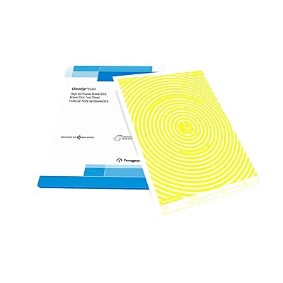 Indicador Químico Tipo 2 – Folha Teste Bowie & Dick A4 para Autoclave a Vapor
