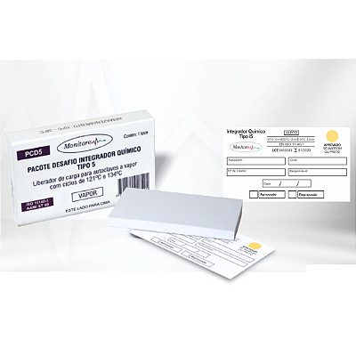 Pacote Teste Desafio com Integrador Químico Tipo 5 Vapor