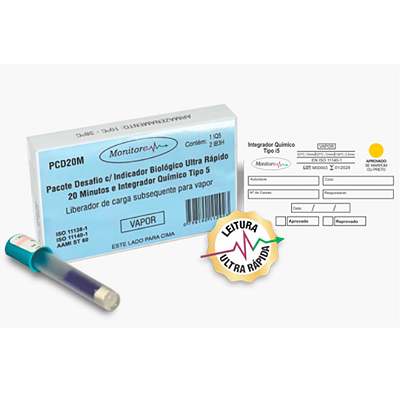 Pacote Desafio PCD20M com Indicador Biológico e Tipo 5