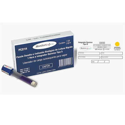 Pacote Desafio PCD1H com Indicador Biológico e Tipo 5