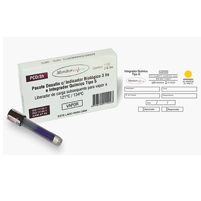 Pacote Desafio PCD3H com Indicador Biológico e Tipo 5