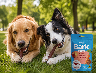 Snack Bark Maçã, Cenoura e Linhaça para Cães - 60 gramas