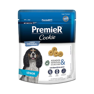 Biscoito Premier Cookie para Cães Sênior Sabor Original 250g