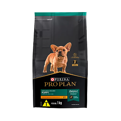 Ração Nestlé Purina Pro Plan para Cães Filhotes Raças Pequenas sabor Frango e Arroz - 1kg
