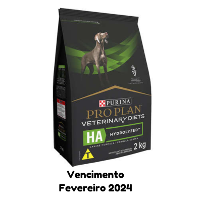 Ração Nestlé Purina Pro Plan Veterinary Diets HA Hydrolyzed para Cães - 2kg