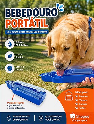 Bebedouro Portátil para Pets - PettDrink