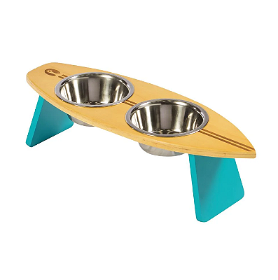 Comedouro e bebedouro Food Station Malibu Long Board G