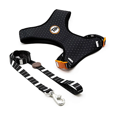 Peitoral e Guia Toh Neoprene Eclipse para Cães