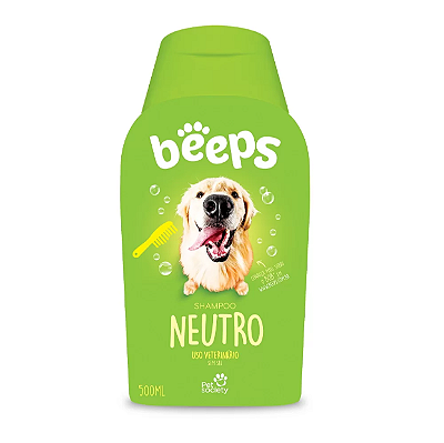 Shampoo Beeps Neutro para Cães e Gatos 500ml
