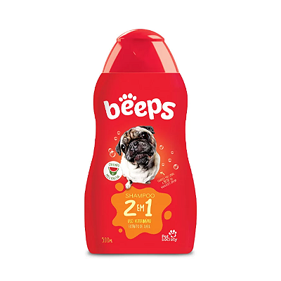 Shampoo Beeps 2 em 1 para Cães e Gatos 500ml
