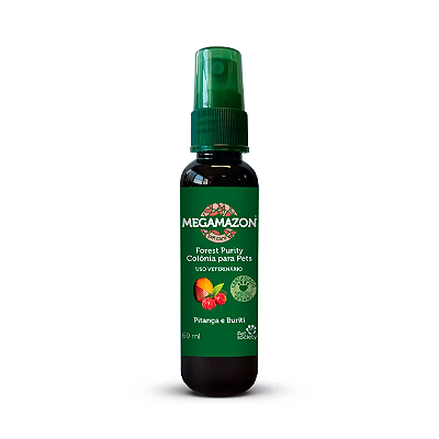Colônia Megamazon Forest Purity Pitanga e Buriti para Cães e Gatos - 60ml