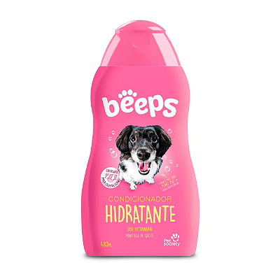 Condicionador Beeps Hidratante para Cães e Gatos 480ml