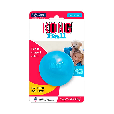 Kong Puppy Ball W/Hole Small