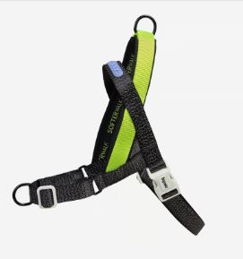 Peitoral  Zeedog Antipuxão para cachorros Softer Walk Nox