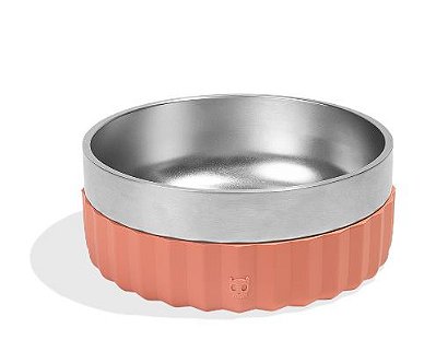 Comedouro Zeedog Tuff Médio Mayo Star Clay para Cães