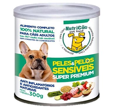 Ração Úmida Nutricão para Cães Peles e Pelos Sensiveis - 300g