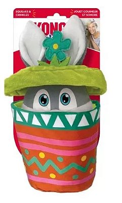 KONG PUZZLEMENTS SURPRISE FLOWER POT MEDIUM - Brinquedo para Cães