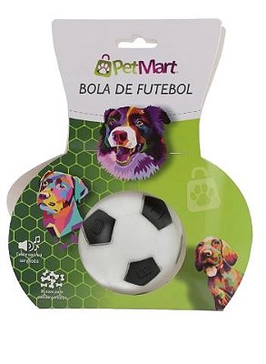 Bola de Futebol com Som - Pet Mart
