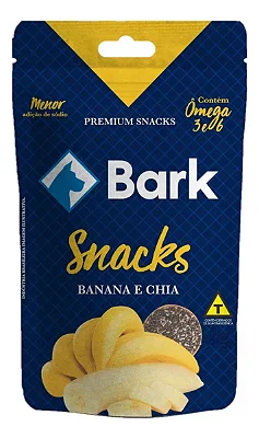 Snack Bark Banana e Chia para Cães