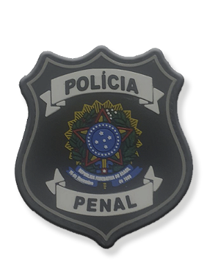 Patche Emborrachado Polícia Penal Colorido (Padrão BR)