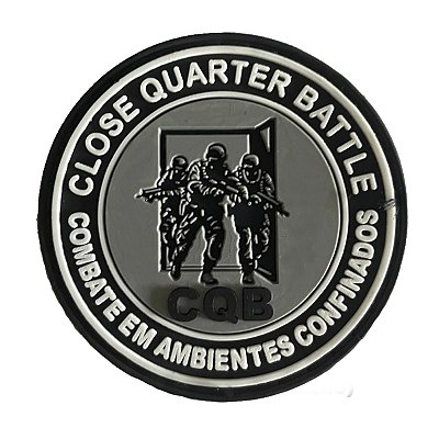 Patch Emborrrachado Brasão Curso CQB