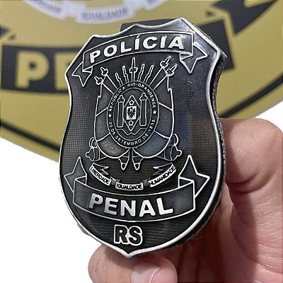 Distintivo Total Black – Edição Limitada Polícia Penal RS