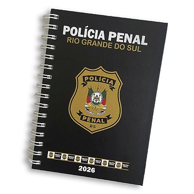 Agenda Diária Polícia Penal 2026