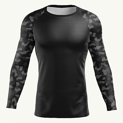 Rash Guard Manga Camuflada – Discreta