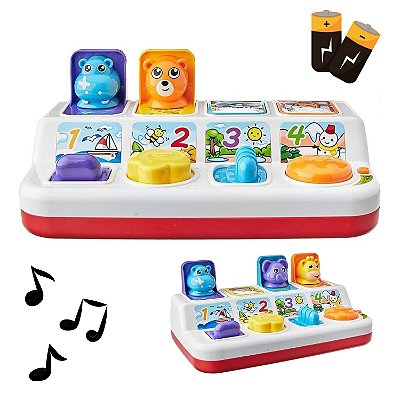Brinquedo Interativo Bichinhos Pop-Up