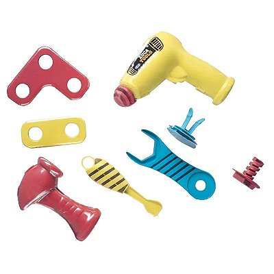 Kit de Ferramentas de Brinquedo Infantil 8 Peças Oficina